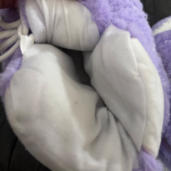 Nike Purple & White Fuzzy Slippers Size 36-44 For Adults - Picture 6 of 6